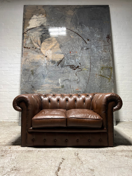 Lovely Little Twice Loved Chesterfield Sofa