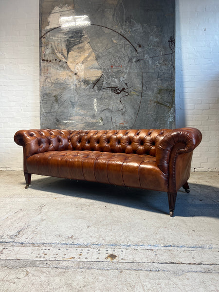 Antique 19thC Chesterfield Sofa by Hamptons of Pall Mall
