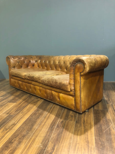 A Very Good MidC Vintage Leather Sofa