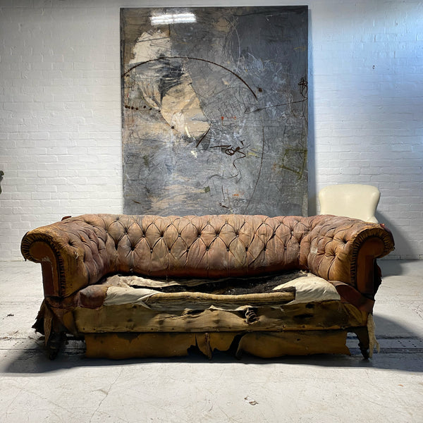19thC Antique Chesterfield Sofa including Full Restoration