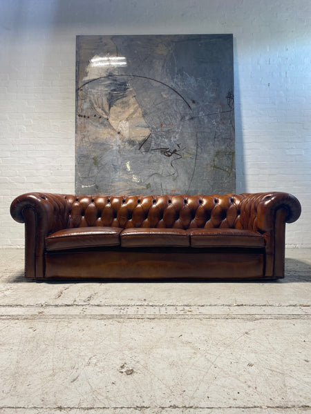 An Amazing Vintage Chesterfield Sofa in Conker