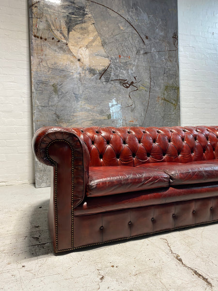 A Stunning MidC Vintage Chesterfield Sofa