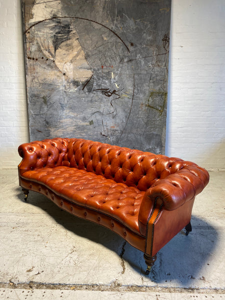Our Maria Chesterfield in Hand Dyed Chestnut - Crafting Manner 5