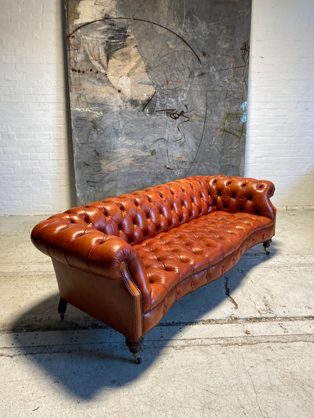 Our Maria Chesterfield in Hand Dyed Chestnut - Crafting Manner 5