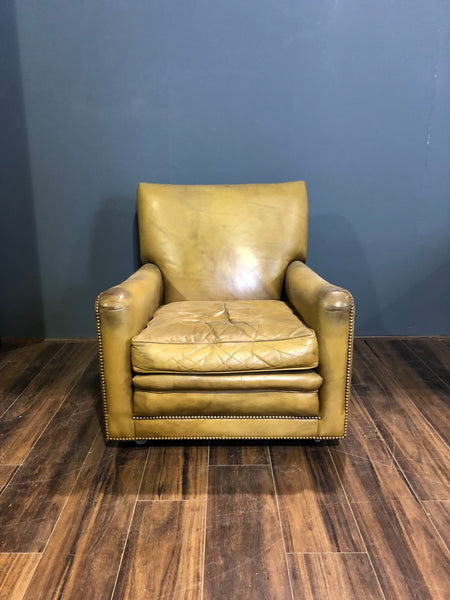 A Super Great Vintage Leather Armchair