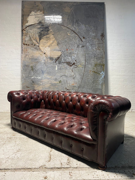 An Exceptional Leather Chesterfield Sofa - 3 Seat