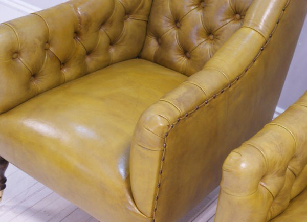 THE CANNING ARMCHAIR : GOLDEN TAN