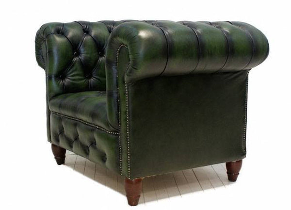 CLUB CHAIRS WITH MATCHING FOOTSTOOL