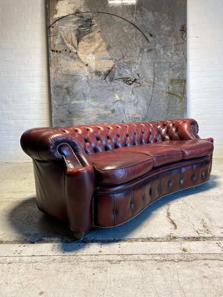 A Very Smart and Unusual Twice Loved Chesterfield Sofa in