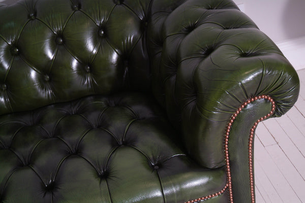Seat of the Country Green Chesterfield Sofa