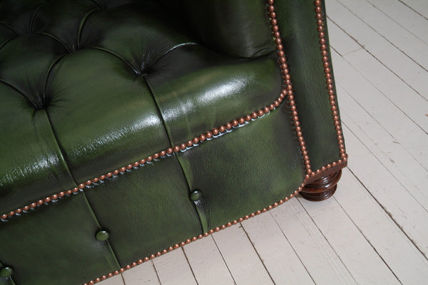 Country Green Chesterfield Sofa Base