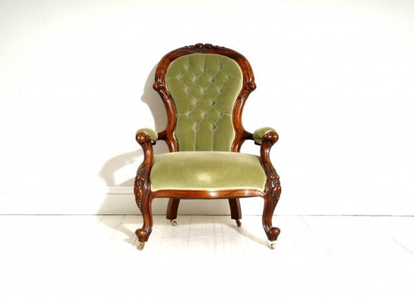 Antique Green Dining Chair
