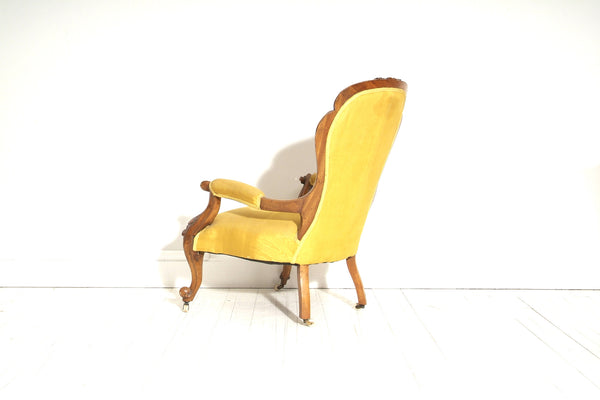 Side View Of Antique Chair 