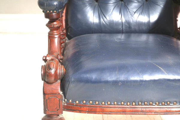 Antique arm chair arms 