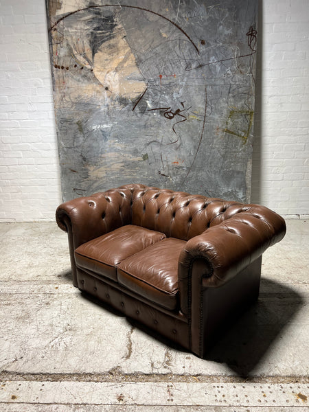 Lovely Little Twice Loved Chesterfield Sofa