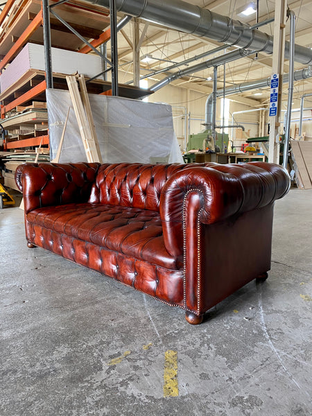 Amazing Vintage MidC Chesterfield in Cognac
