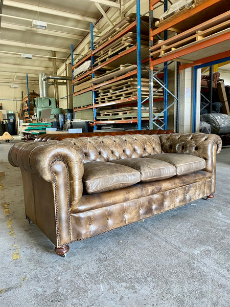 Chesterfield leather sofa restoration hardware cheap