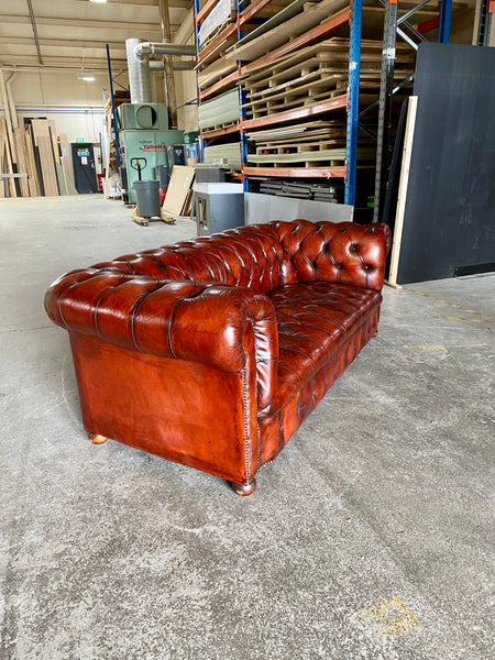 Amazing Vintage MidC Chesterfield in Cognac
