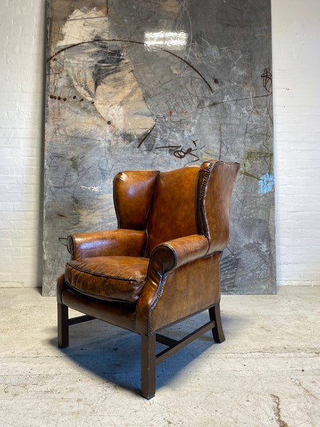 A Stunning Gentleman’s Wing Back Chair