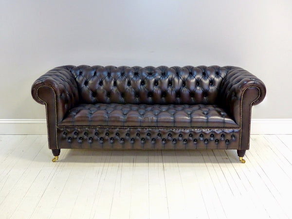 TRADITIONALLY FINISHED FULLY RESTORED SECOND HAND CHESTERFIELD