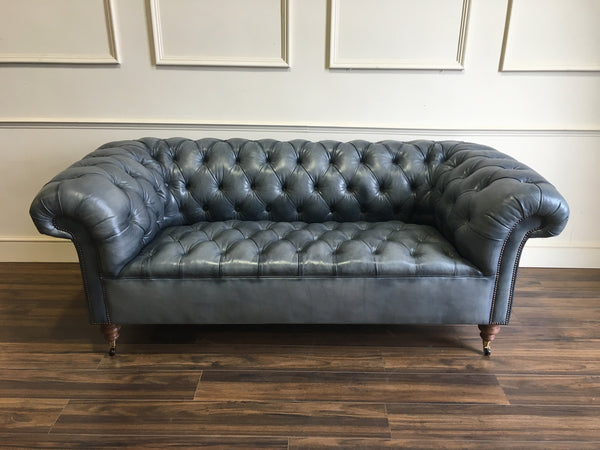GODERICH CHESTERFIELD : HAND DYED ELEPHANT GREY