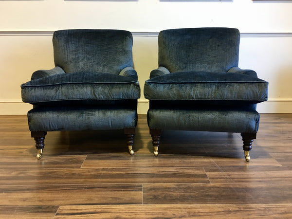 Matching Pair of our North Armchairs in Beaumont & Fletcher fabric