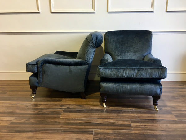 Matching Pair of our North Armchairs in Beaumont & Fletcher fabric