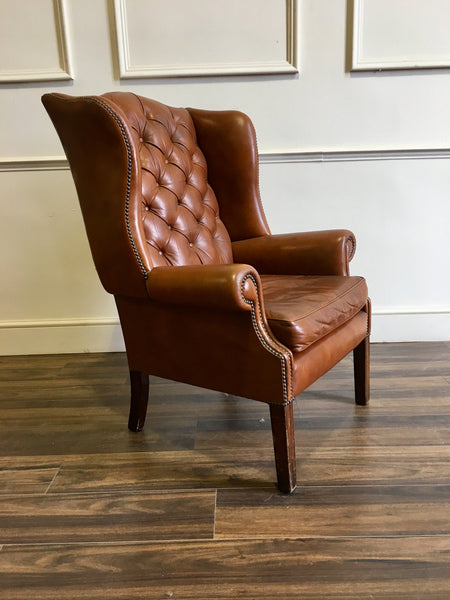 Chesterfield Chair Side View