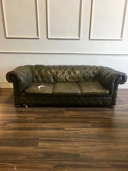 Antique Leather Sofa to be Fully Restored