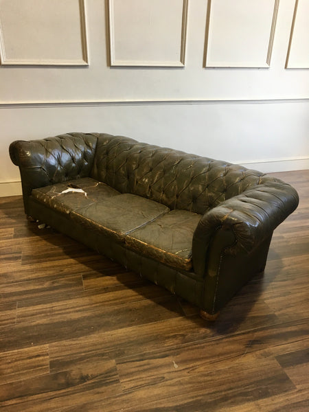 Antique Leather Sofa to be Fully Restored