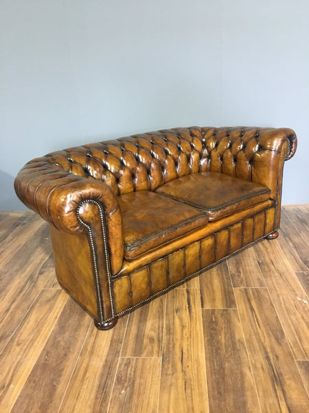 Exceptional Antique Leather Sofa Circa 1920