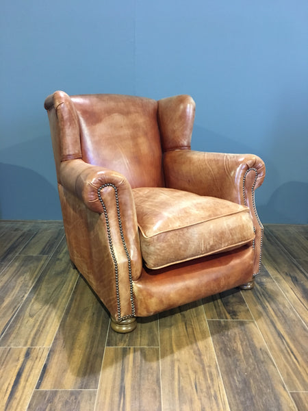 Perfect Vintage Leather Armchair - Our very own Peel Chair