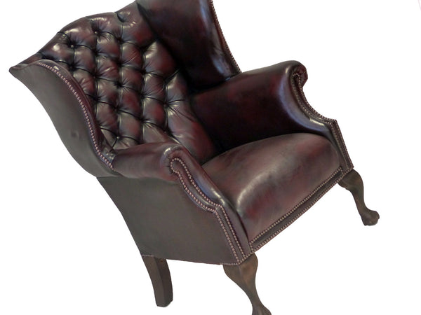 Deep on sale wingback chair