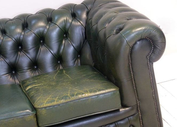 VERY NICE COUNTRY GREEN CHESTERFIELD