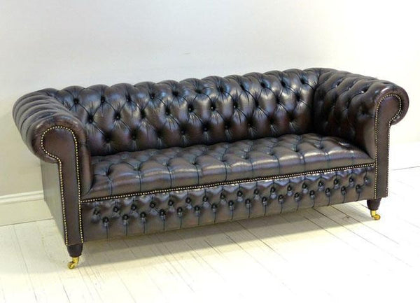 TRADITIONALLY FINISHED FULLY RESTORED SECOND HAND CHESTERFIELD