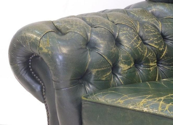 VERY COOL VINTAGE GREEN MONK’S CHAIR