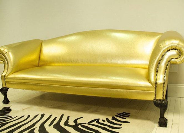 Alan Carr Golden Sofa
