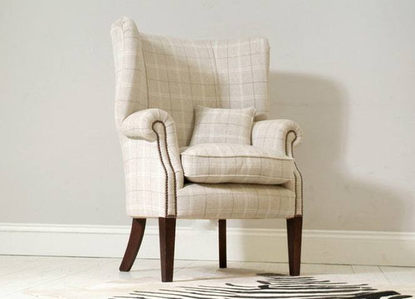 Half Porters Chair – Colefax & Fowler Hemsby Check