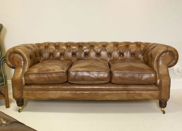 Devonshire Chesterfield Sofa Hand Dyed