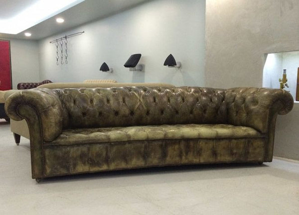 INCREDIBLE MATCHING PAIR OF EARLY 20TH CENTURY CHESTERFIELD